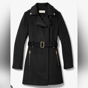 NWT Michael Kors Wool Blend Peacoat